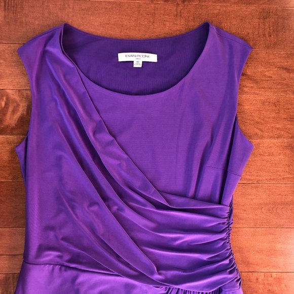 Evan Picone Purple Dress - Picture 10 of 13